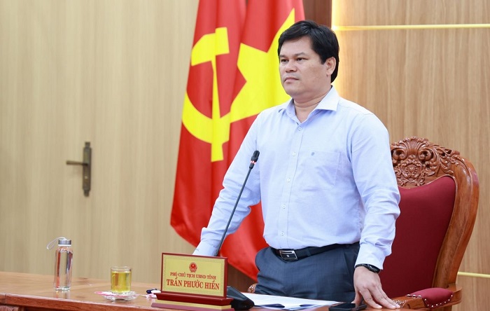 Phó Chủ tịch UBND tỉnh Trần Phước Hiền làm việc với Sở Xây dựng